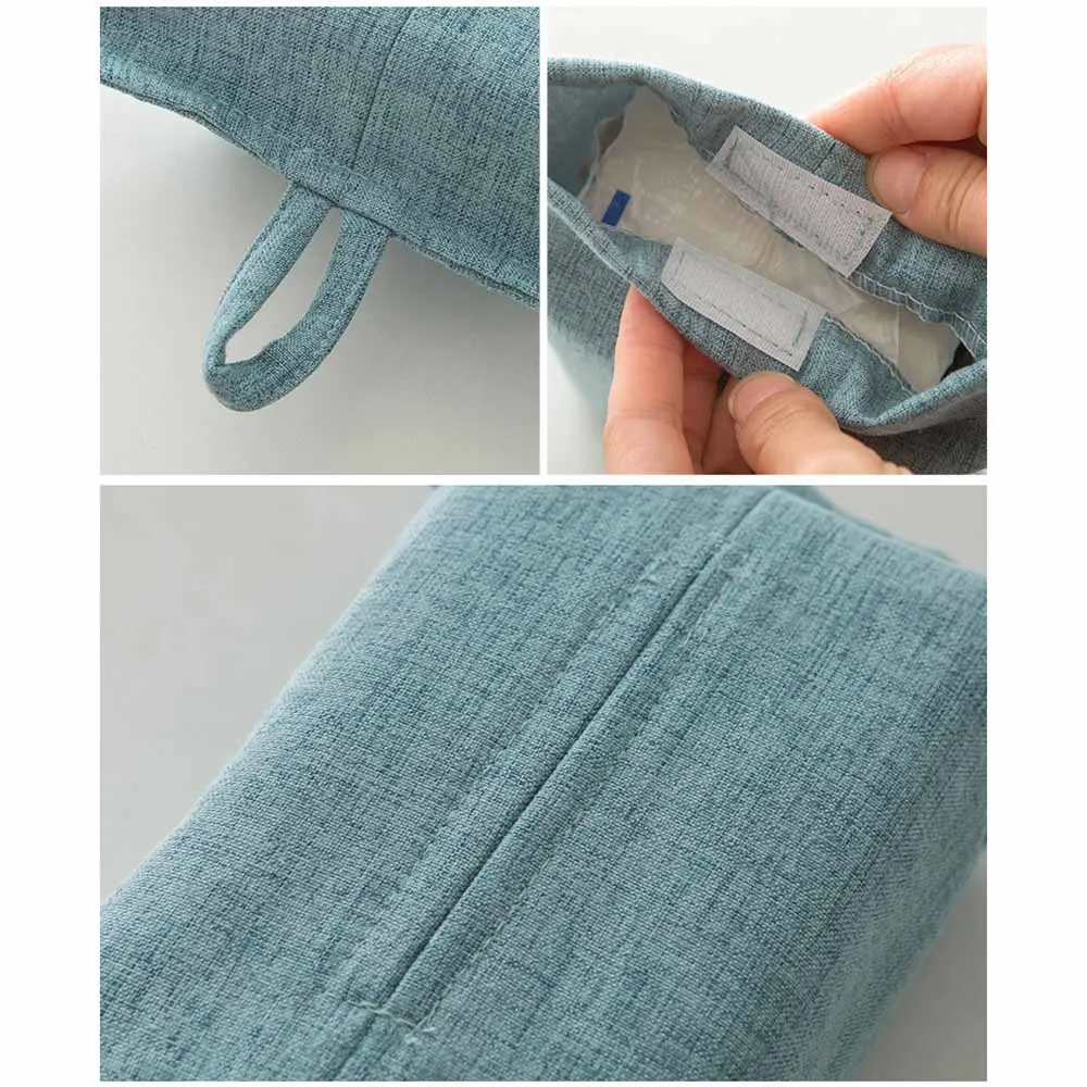Solid Color Napkin Tissue Box Creative Tissue Box Portable Hanging Paper Tower Holder Organizer Soft Paper Napkin Case Supplies 3