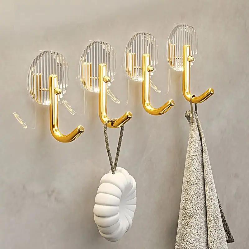 

Acrylic Hook No Punching Strong Adhesive Hook Entry Key Bathroom Kitchen No Marks Clothes Hook