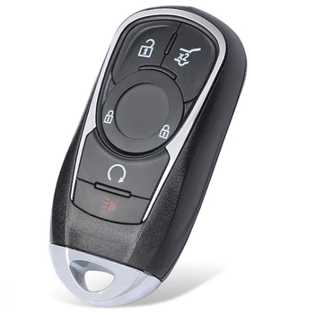 Keyforkess 315/ 433MHz ID46 Chip HYQ4AA HYQ4EA Smart 6 Button Remote Key Fob per Buick Enclave Envision Regal 2016 17 2018 2019 2020 - KEYECU 315 433MHz ID46 Chip HYQ4AA HYQ4EA Smart 6 Button Remote Key Fob per Buick