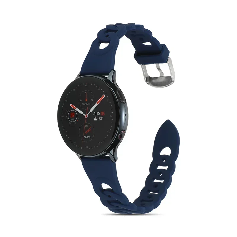 Sport Silicone Watch Band - 20mm/22mm Adjustable Bracelet Strap