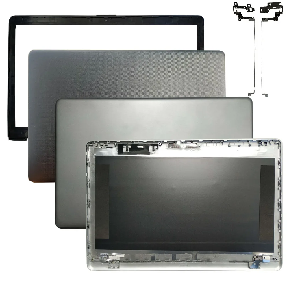 Tampa Traseira do Lcd para hp Moldura Dianteira Base Inferior Dobradiças Case Novo 17-bs 17-ak 17-br 17-bs000 933298001 926482-001