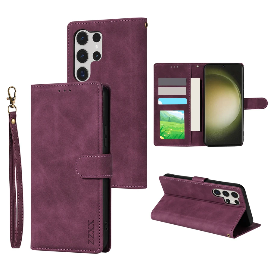 محفظة صديقة للبشرة فتحة للبطاقات حامل مغناطيسي فلي...