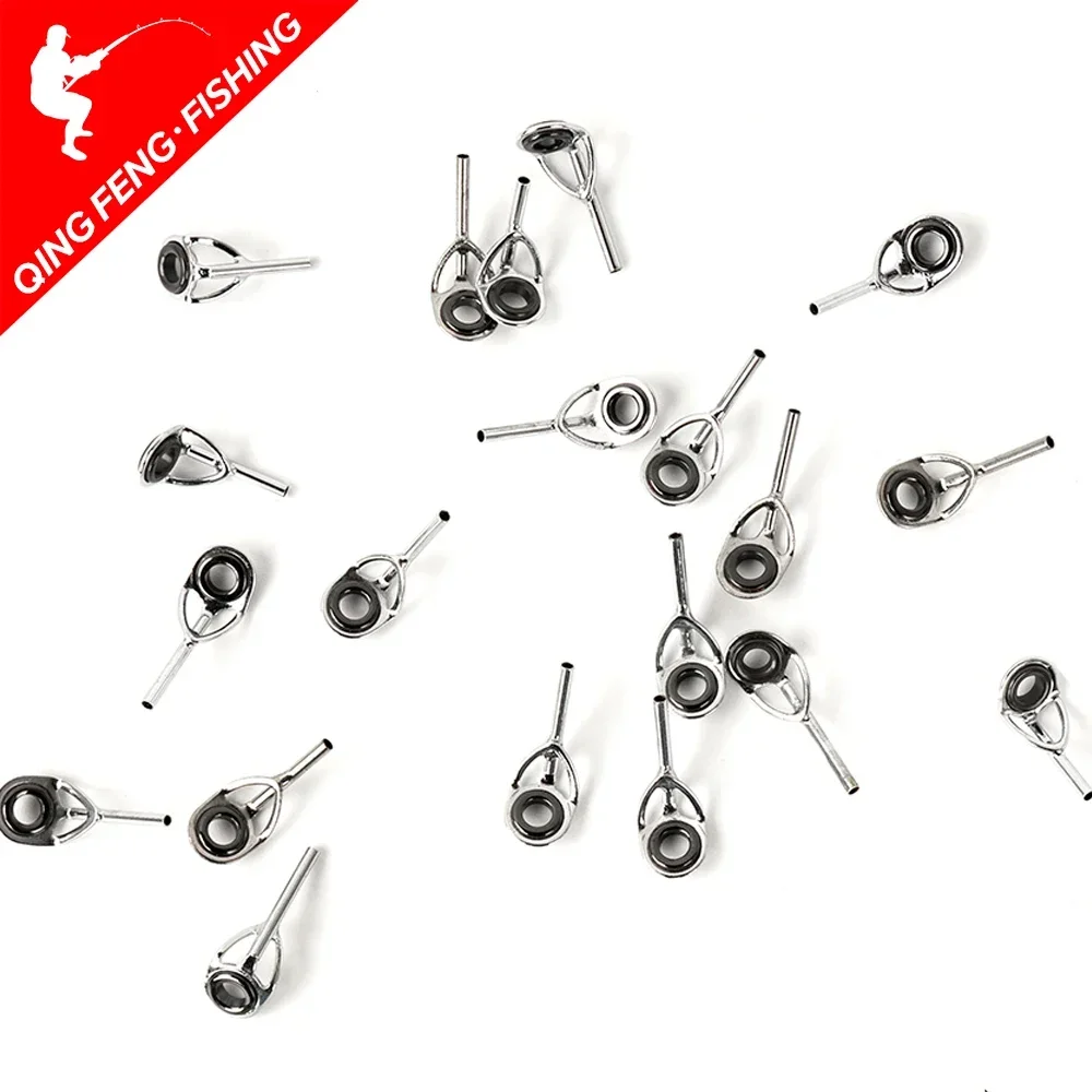 10 pièces de guides de canne à pêche télescopique et accessoires de réparation pour scion, diamètre