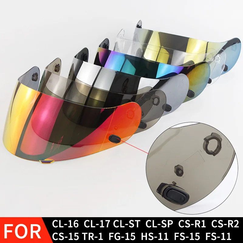 

HJ-26 Parts Helmet Visor for CL-16 CL-17 CL-ST CL-SP CS-R1 CS-R2 Motorcycle Helmet Shield Sunscreen Casco Moto Accessories