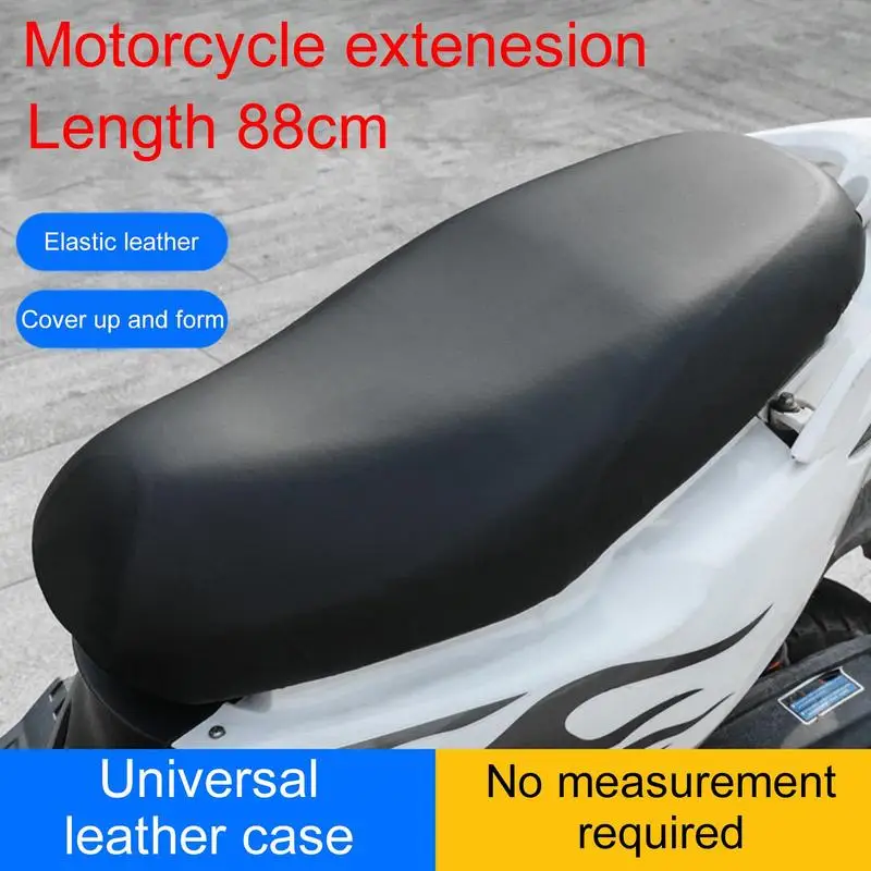 

Universal Motorcycle Seat Cover Waterproof Motorbike Scooter Cushion Seat Cover All Season Motorcycle Leather Seat Cushion Cover
