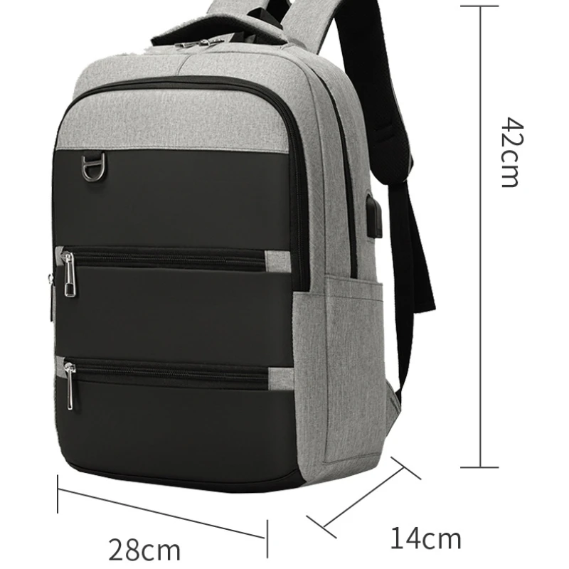 Backpack For Men Multifunctional Waterproof Business Bag For Laptop 15.6 Inch USB Charging Notebook Bags Large Capacity Rucksack