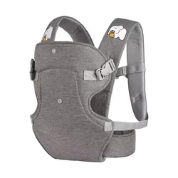 Versatile All - Season Multifunctional Baby Carrier with Four Carrying Methods (Gray)