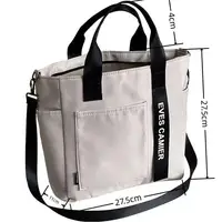 2024 New Casual Tote Large Capacity Shoulder Bag Nylon Waterproof Canvas Handbag Simple Fashion Messenger Bags For Schoolgirl - Image 6
