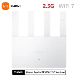 2024 NEW Xiaomi Router BE3600 WiFi7 2.4/5GHz Duan Bands 160Mhz 3570Mbps Mesh Networking Gaming Acceleration 2.5G Ethernet Port