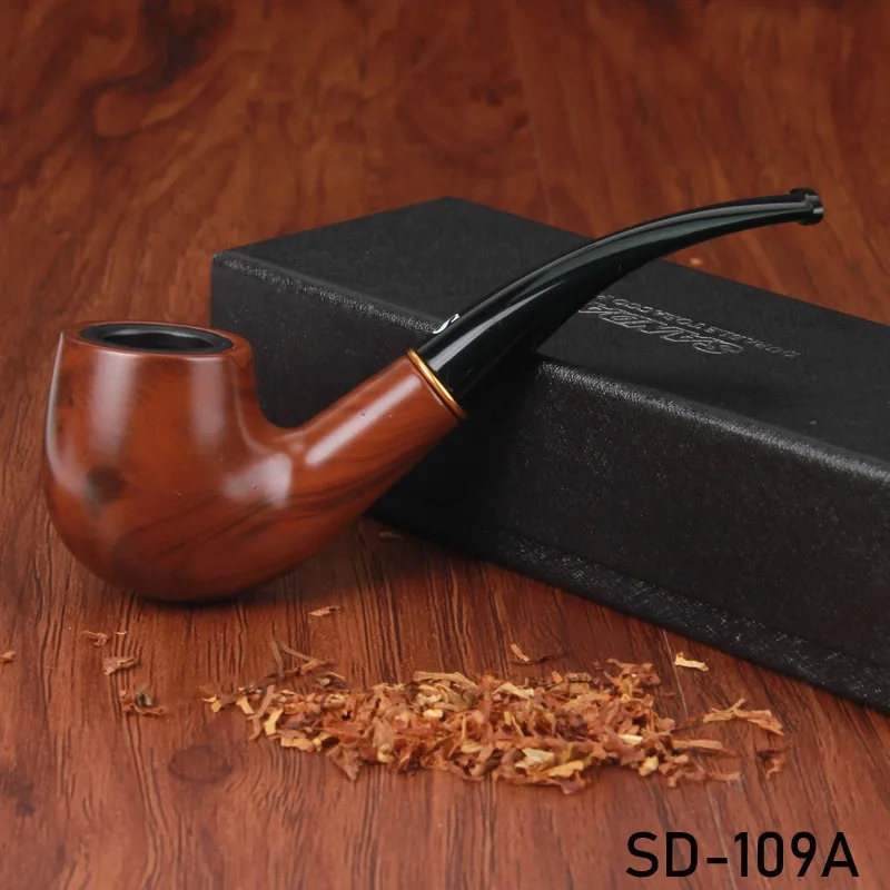 Bakelite Handmade Curved Handle Smoking Accessories 9mm Filter Pipe 6 Varieties Entry-level Cleaning Pipe