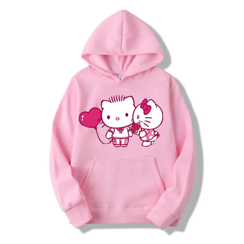 Bodytalk - Y2K Kitty Vintage Loose Sweatshirt