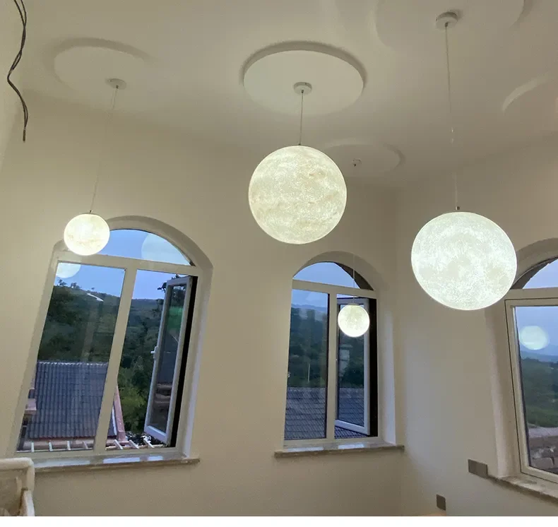 Nordic Moon LED Pendant Light 2