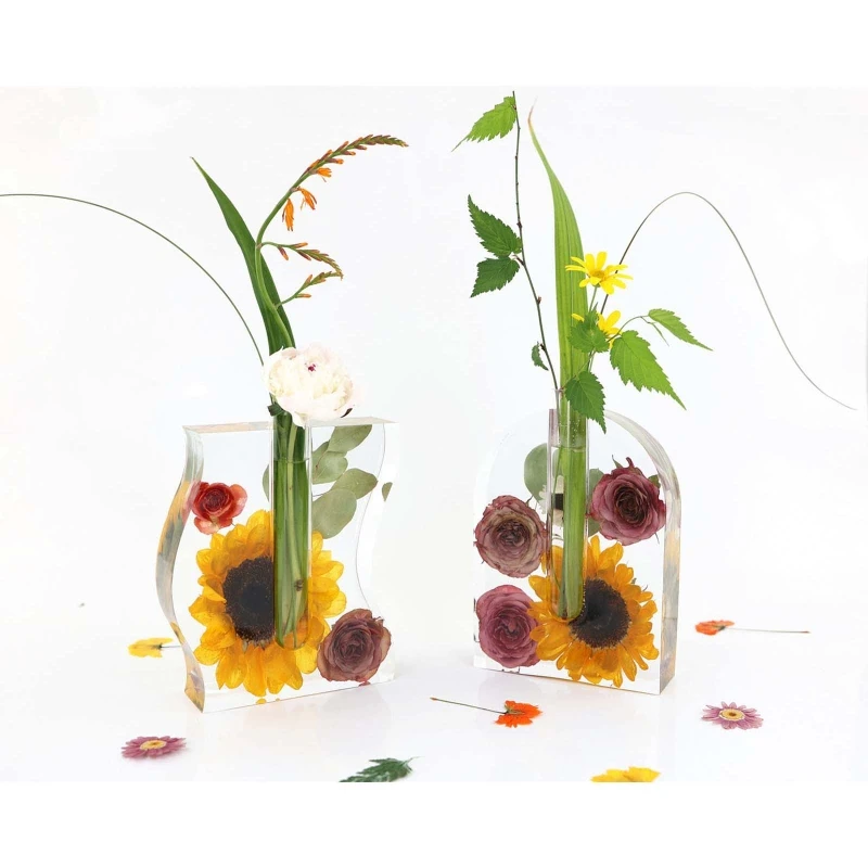 Resin Mold Silicone Epoxy Resin Vase Mold for Plant Propagation Station Craft