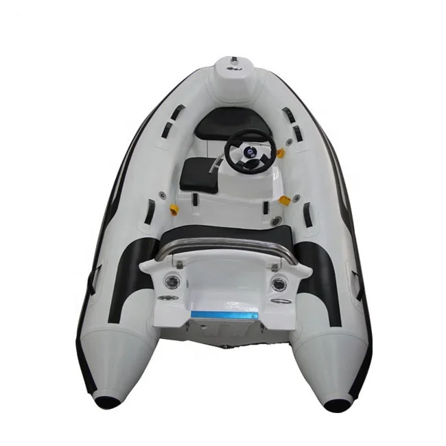 Classical 10ft RIB300 Rowing CE Europe PVC/Hypalon Fiberglass Inflatable Rowing Boat 3Capacity