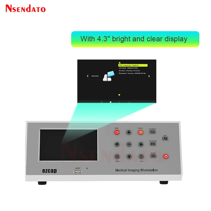 Ezcap292 4.3' TFT Screen Medical Imaging Workstation HDMI Video Capture Recorder Telemedicine teach Surgical for Live Streaming