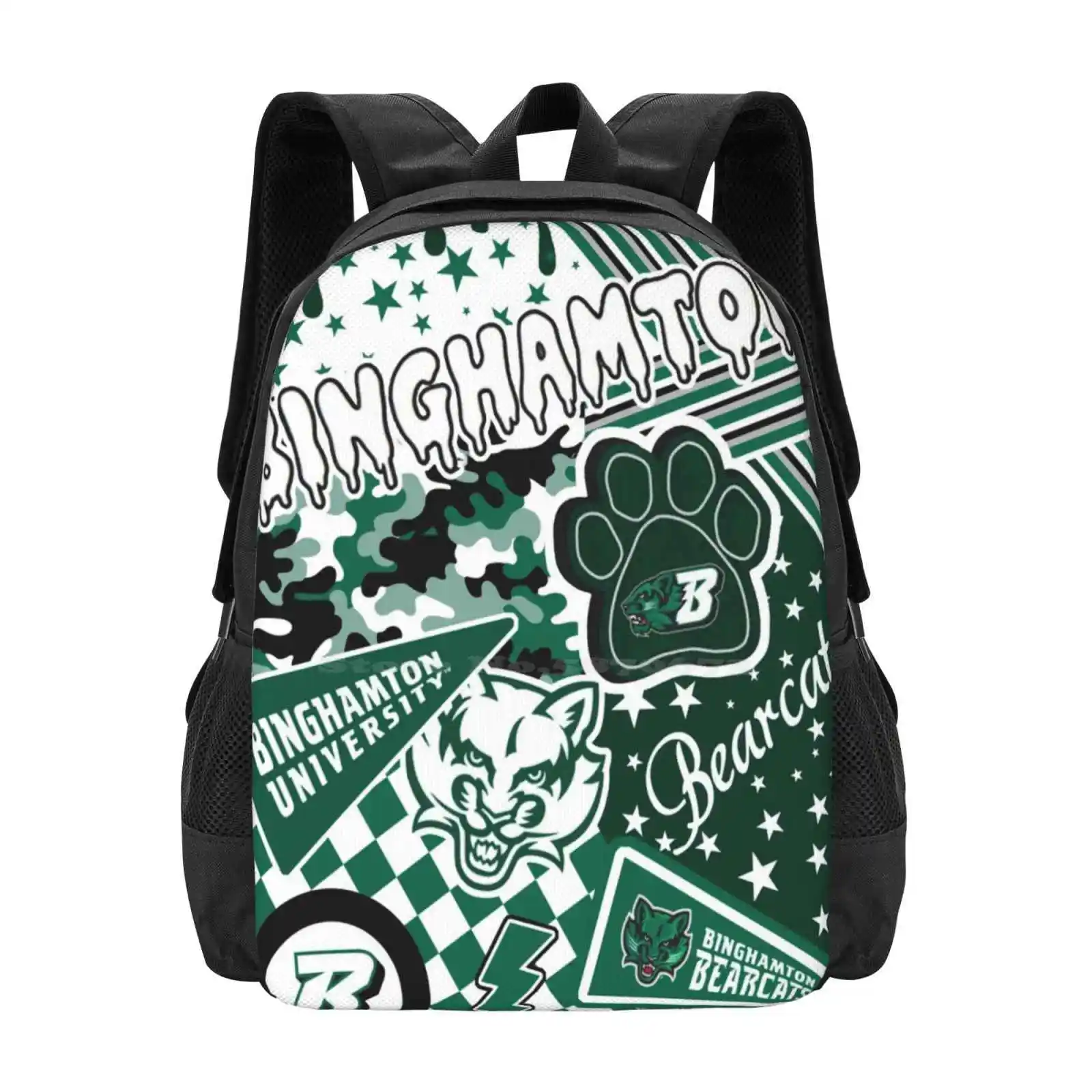 

Binghamton University Bag Backpack For Men Women Girls Teenage Binghamton University Bearcats Sorority Trendy Aesthetic Tumblr