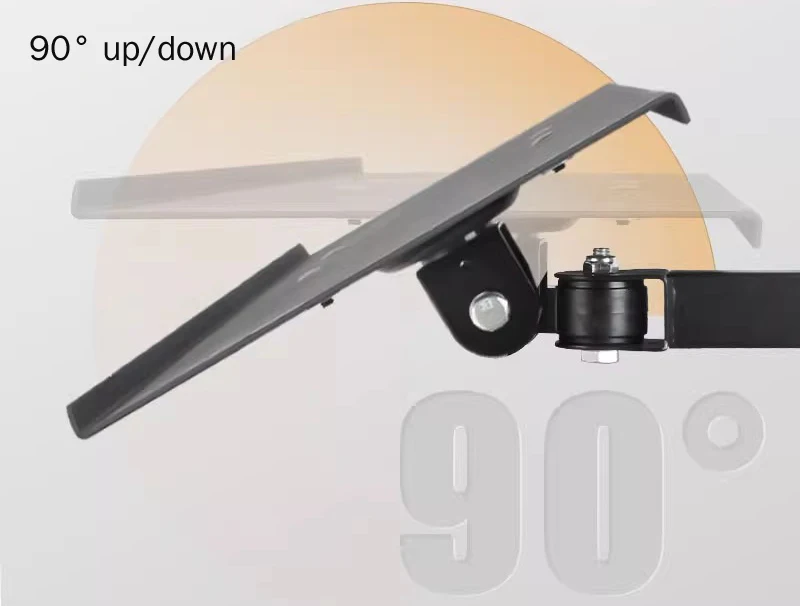 D-MOUNT 600x185mm 200-KYM3 키보드 트레이, 노트북 트레이용 벽걸이형, 롱 풀 모션 틸트 기능 탑재