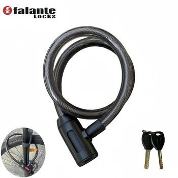 Falante Antifurto Cavo in acciaio resistente alle intemperie Lucchetto per bicicletta Lucchetto a chiave in ottone per scooter per bici da moto - Accessorio di sicurezza