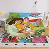Anime Sofa Blankets for Winter B-Candy B-Candy Cute Microfiber Bedding Warm Bed Fleece Camping Fluffy Soft Blankets King Size 3