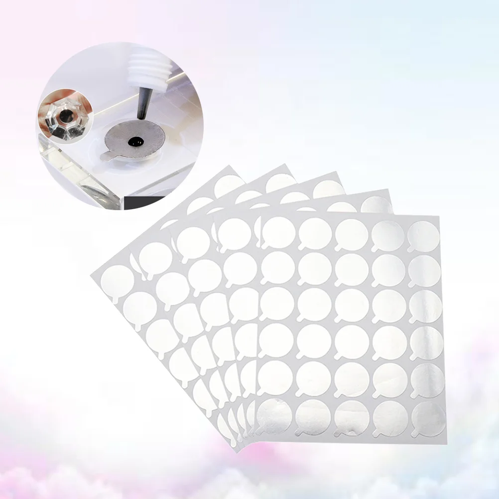 

300 Pcs Gel Pads for Cilia False Eyelashes Rings Adhesive Extensions Stickers