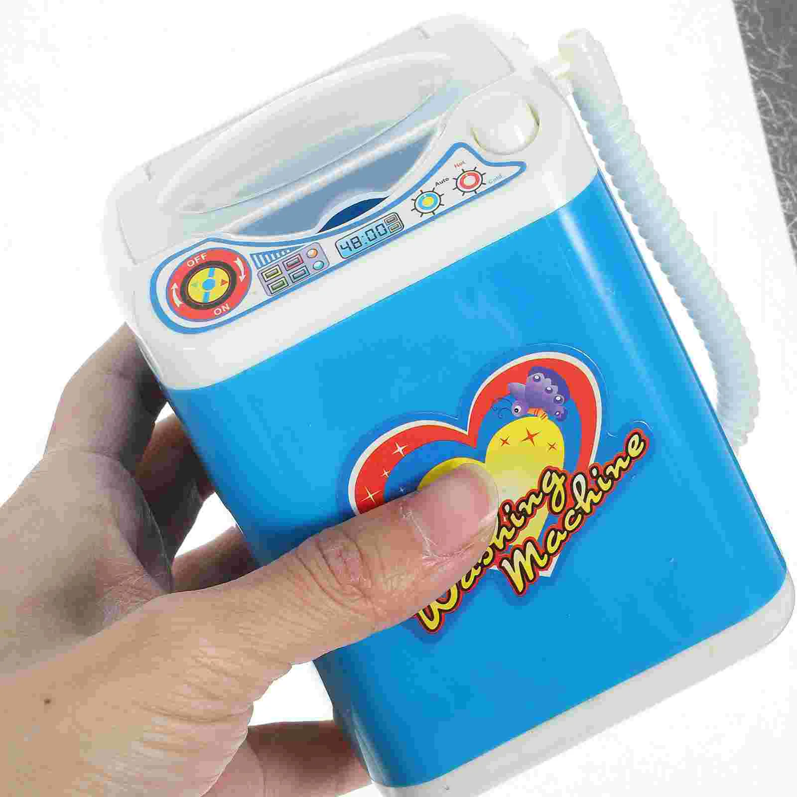 Kids Pretend Kitchen Playsets Simulation Washing Machine Playing House Prop Toy Green Educational Child 3