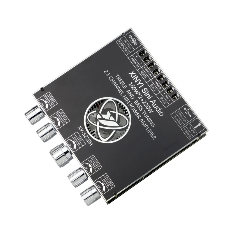

Bluetooth-compatible 5.1 Stereo Amplifier Board 2.1 Channel Stereo AMP Drop shipping