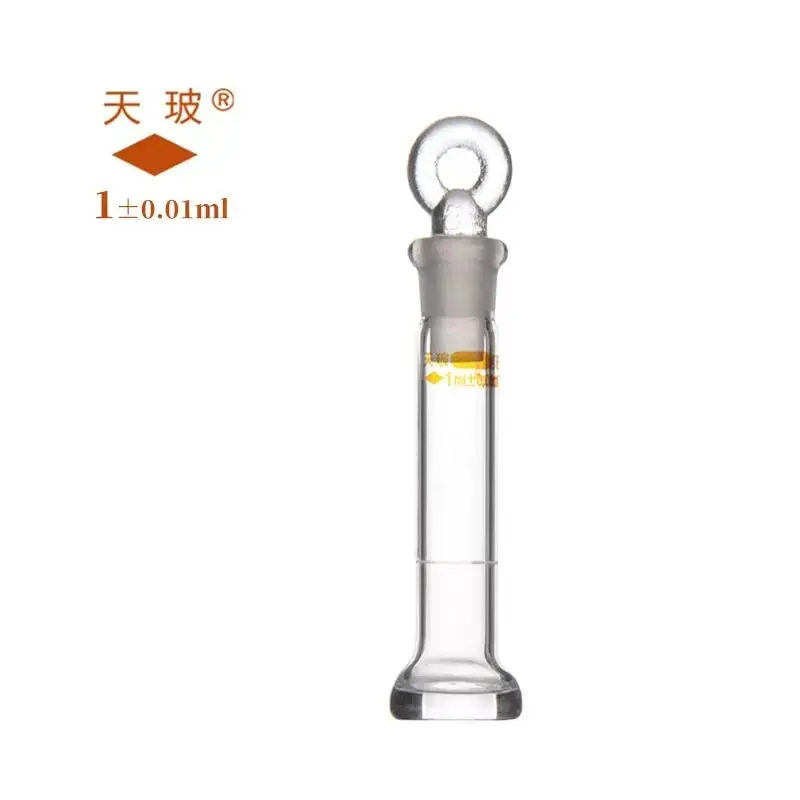 TIANBO 체적 플라스크, 투명, A 레벨, 붕규산염 유리