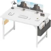Computer Desk 40 Inch Small Office Desk Modern Writing Desk with Storage Bag Work Study Table with Headphone Hook for Home 1