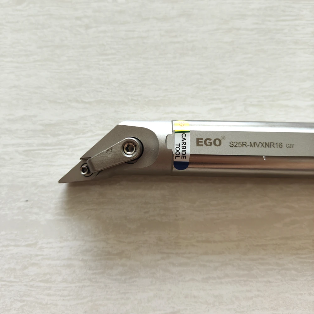 Original EGO Stahl Anti-Vibrations-Stange VNMG16 Einsatzhalter S25R-MVXNR16 S25R-MVQNR16 Schneidwerkzeughalter ohne Klinge Drehmaschinenfutter