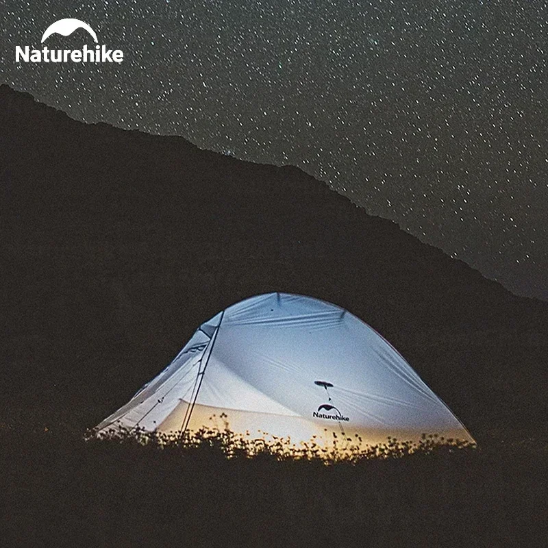 Naturehike Cloud Up 2 Camping Tent 1-2 Person 980g Nylon 10D Silicone Waterproof Portable Hiking Backpacking Tent Ultralight