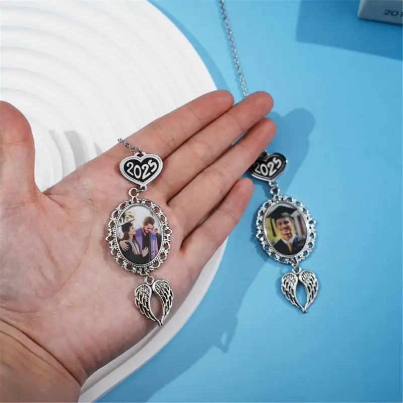 Customizing Graduation Caps Tassels Charm Personalizing Photo Keepsakes Pendants for 2025 Graduate and Memorial Gifting 2