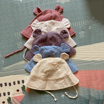 Muslin Cotton Baby Sun Hat 4