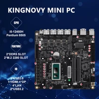 Super Deal Intel Core i5-12450H Pentium 8505 six-Bay NAS Monster Board/4 Network 2.5G/6 SATA3.0/2 M.2 NVMe/ Radiator ITX Board 1