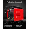 220V Portable Handheld Welding Machine 3000W Mini Household Digital Display Automatic Welding Current Industrial Welding Machine 2