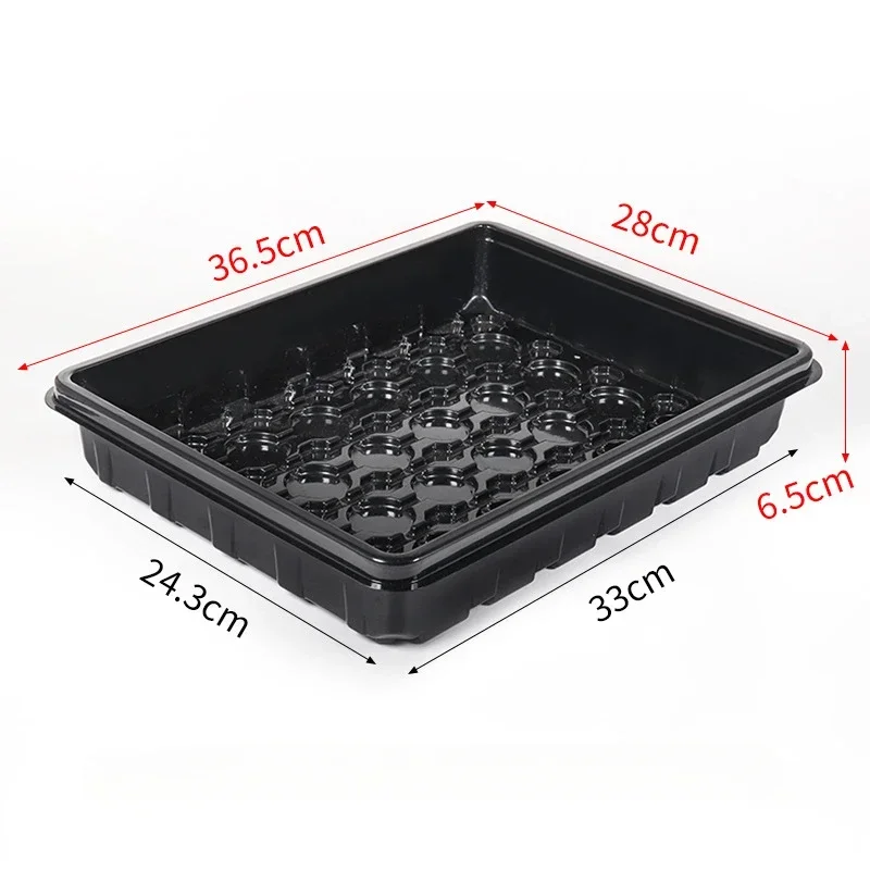 Seed Starter Tray Seedling Tray 1/3pc 24/48 Holes Seedling Box Flower Pots Sprouting Box Planting Incubator Gardening With Transparent Lid