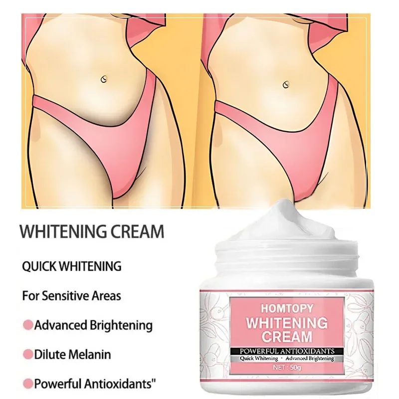 Whitening Cream for Dark Skin Armpit Lightening Intimate Areas Underarm Body Skin Care Private Parts Whiten Cream Beauty Health 4