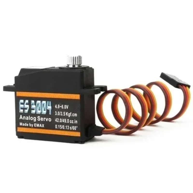 1pcs for EMAX ES3004 20g 3.5kg 0.13sec 23T Metal Gear Analog Servo For RC Airplane ES3104 upgrade 4