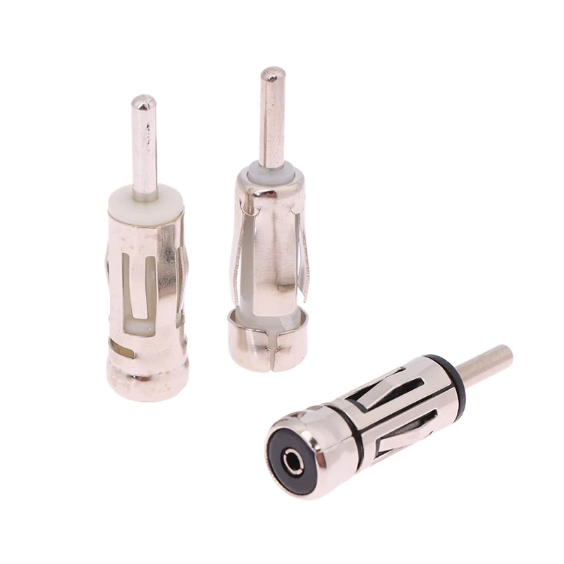 Car Vehicles Radio GPS Antenna Plug ISO To Din Aerial Antenna Mast Adaptor Connector Plug Car Radios Antennas Repair