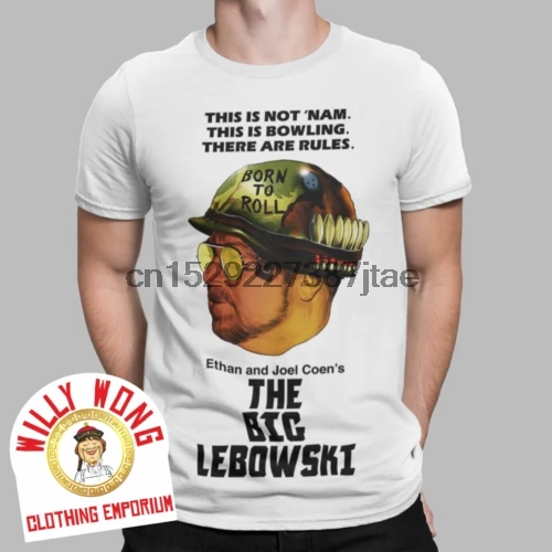 Big Lebowski T-Shirt Dude Retro Movie Tee Classic Vintage Gift Japan Bowling War |