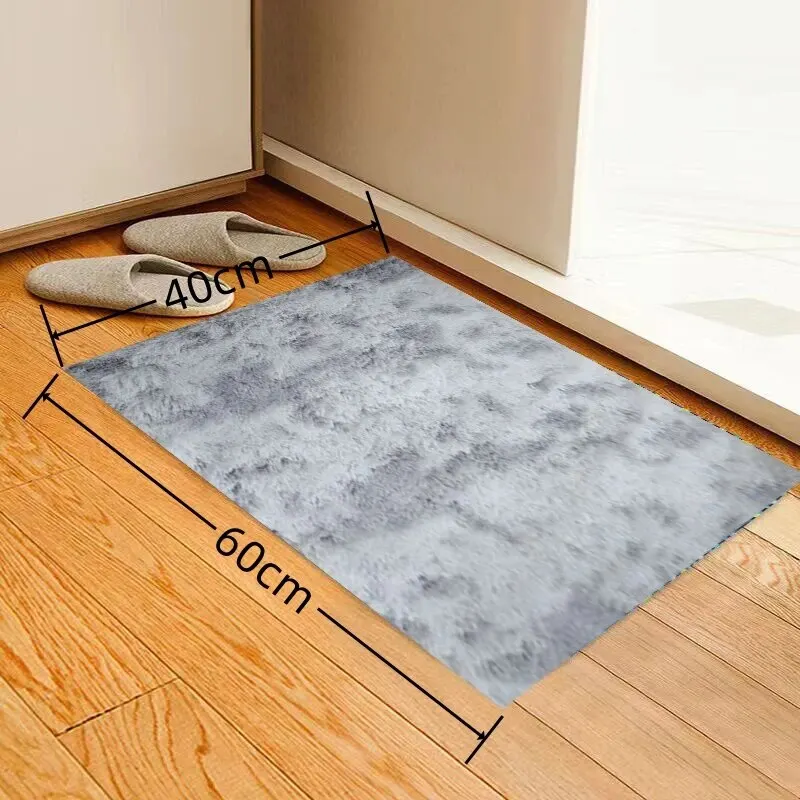 Floor Mat Shaggy Rugs 40*60CM Carpet Bedroom Bed Blanket Home Nordic Ins Living Room Girl Room Plush Blanket Floor Mat