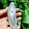 Natural Stone Lace Agate Palm Stone Spiritual Meditation Healing Yoga Exercise Feng Shui Crystal Room Ornament 3