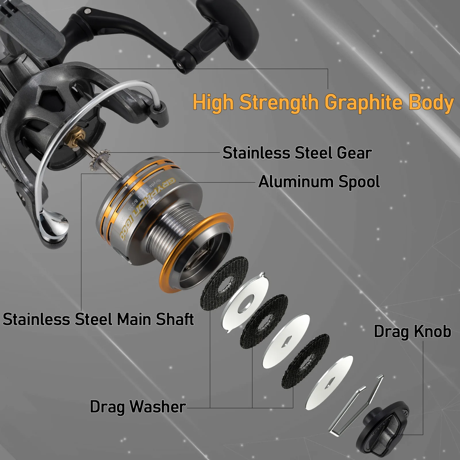 china fishing reels Yoshikawa Fishing Spinning Reel 6000 Baitfeeder Liveliner Saltwater Catfish