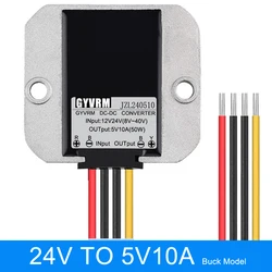 High - Power DC - DC Step - Down Voltage Converter, 50W, Versatile Multi - Voltage Input to 5V Output Module - 5V (12V24V TO 5V 10A)