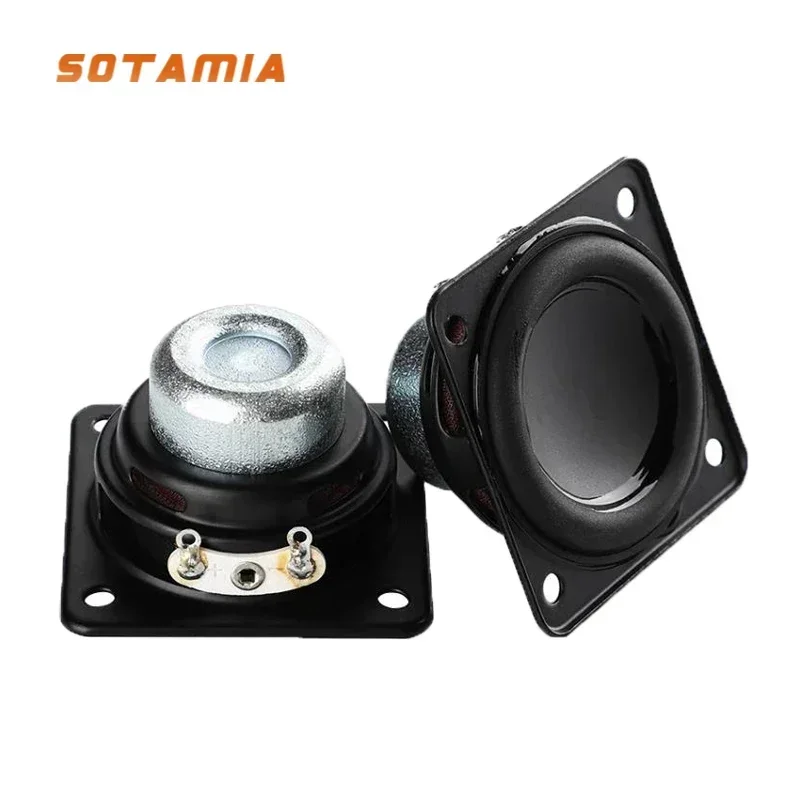 SOTAMIA 2 шт. 2 дюйма 52 мм полный диапазон Auido динамики 4 Ом 10 Вт Неодимовый водонепроницаемый динамик басовый громкоговоритель для Bluetooth динамика