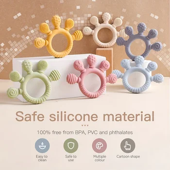 Silicone Baby Teething Toy 1