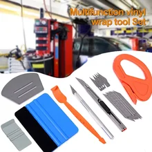 

Car Window Glass Vinyl Wrap Window Tint Film Tool Kits with Felt Squeegee Wrap Stick for Car Stickers Installing Auto Wraps