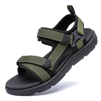 2025 Summer Men Sandals Fashion Leisure Beach Holiday Sandals for Mens Lightweight Shoes New Outdoor Comfortable Casual Sandalie