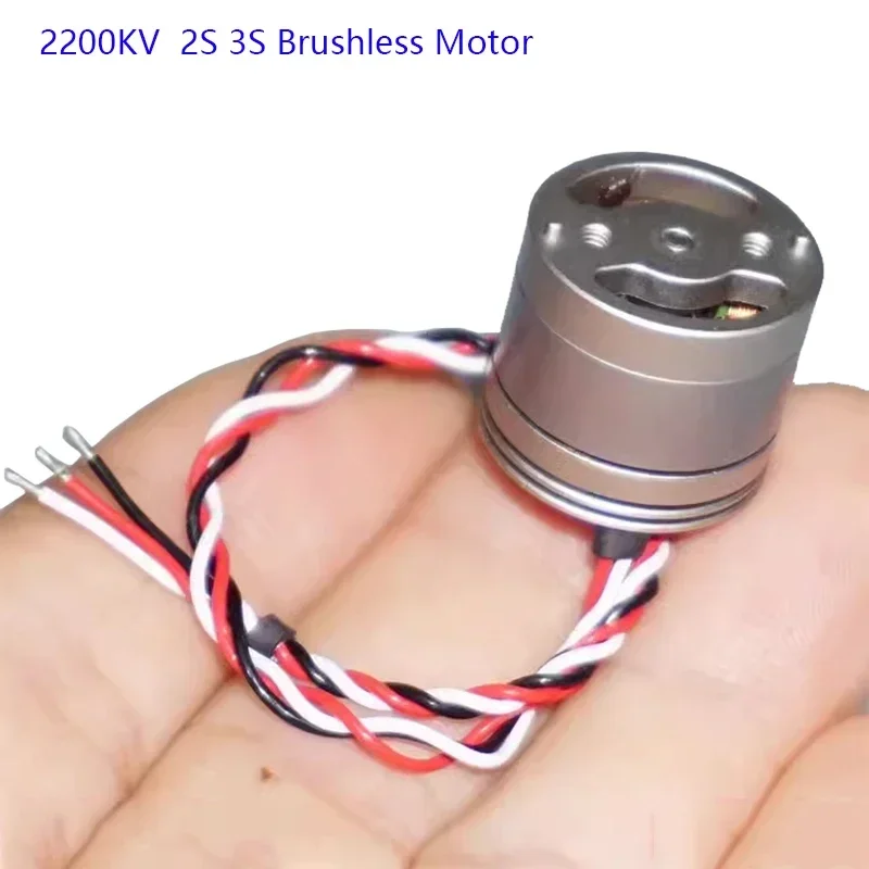 Silnik bezszczotkowy 1406 2200KV do drona wyścigowego 2-3S