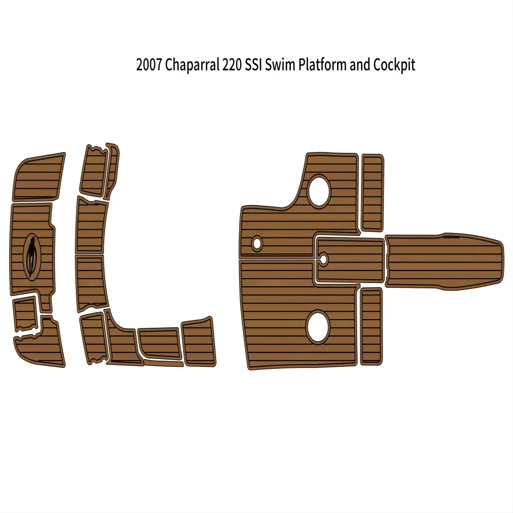 

2007 г., Chaparral 220, плавательная платформа, кабина, лодка, EVA пена, Тиковая напольная подушка