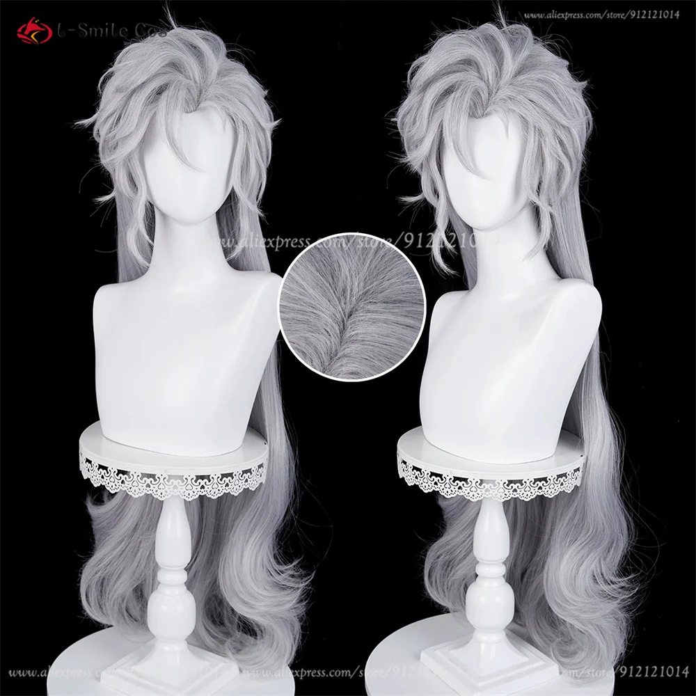 Long Hair Rafayel Xavier Sylus Zayne Caleb Cosplay Perücke für Damen und Herren, hitzebeständig, synthetisch, Halloween 27